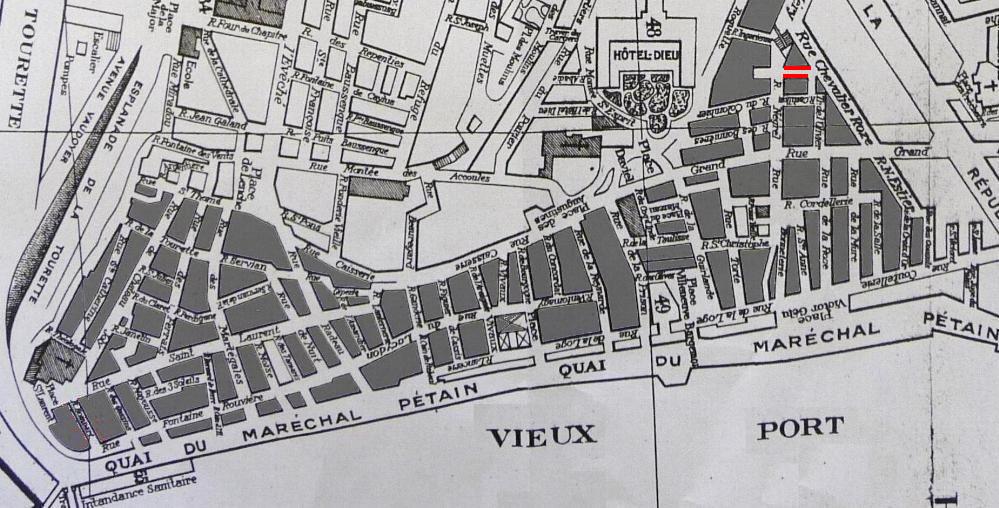 1943 plan Fontaine Aumne
