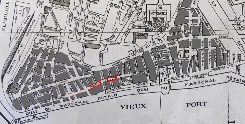 plan rue Bouterie