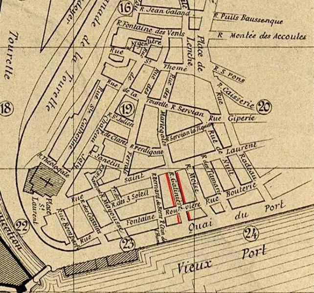 rue Galinire (plan)